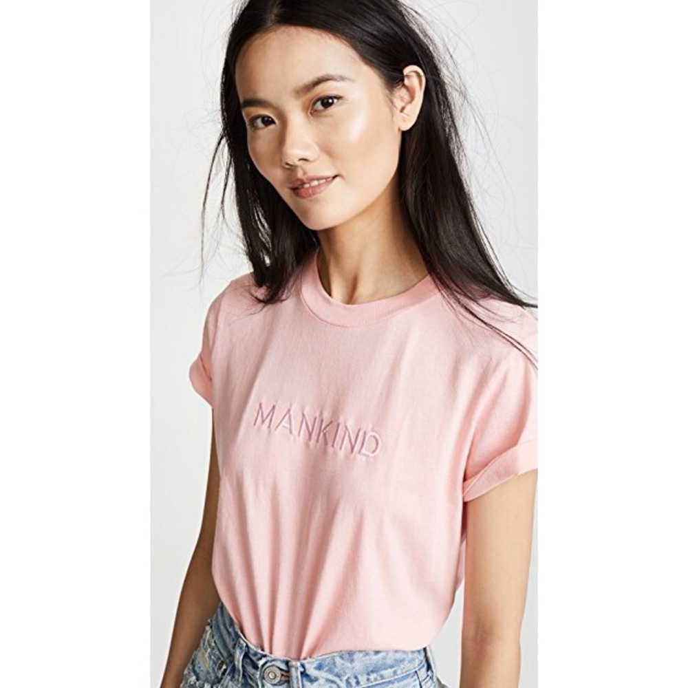 NWT 7 For All Mankind Embroidered T-Shirt